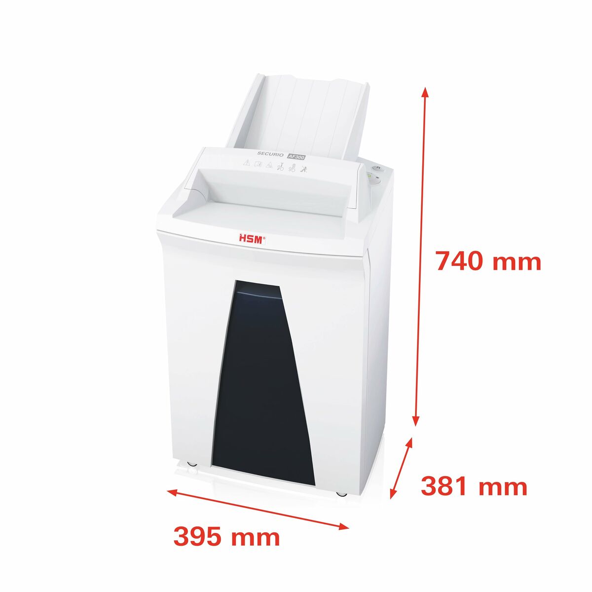 Concasor de Hârtie Hsm SECURIO AF300 35 L